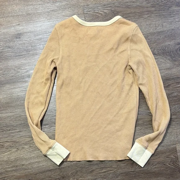 American Eagle Outfitters Tan Waffle Knit - Picture 4 of 4